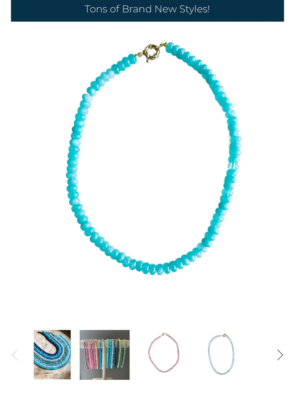 Turquoise Beaded Necklace - Women Jewelry Necklaces